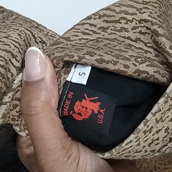 🦊 Vintage Leather Coat with Real Mink Fur Collar - Picture 11 of 11